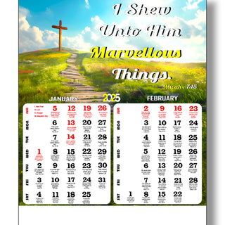 2025 English Wall Calendar