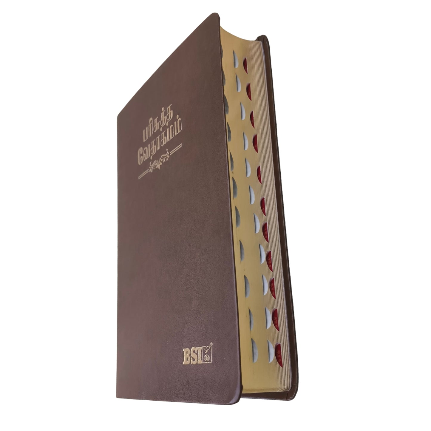 Wedding Bible BSI | in Pure Multiple Color Edition | Thumb Index | Amity Edition | Golden Edge | Medium Size | With Attractive Design | In Tamil