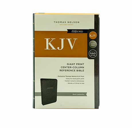 KJV Holy Bible Giant Print Center-Column Reference Bible