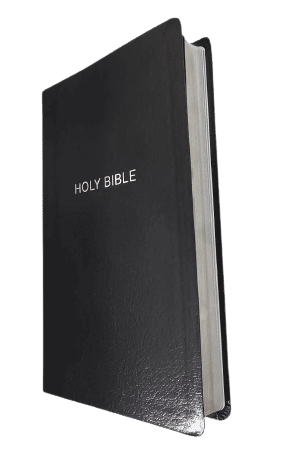 "NKJV Thinline Reference Bible, Comfort Print – Black Leatherflex, Lightweight and Portable"