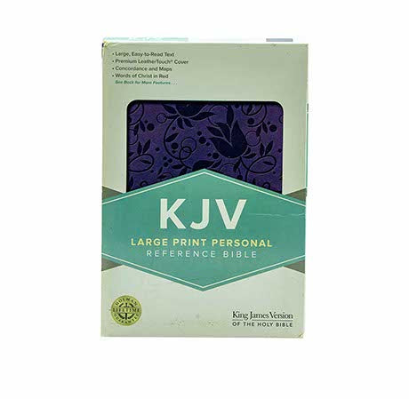 KJV Large Print Personal Reference Bible (Purple)