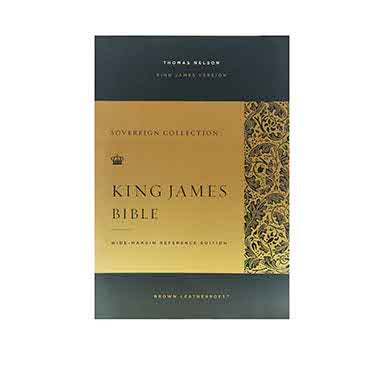 KJV Wide-Margin Reference Bible: Sovereign Collection