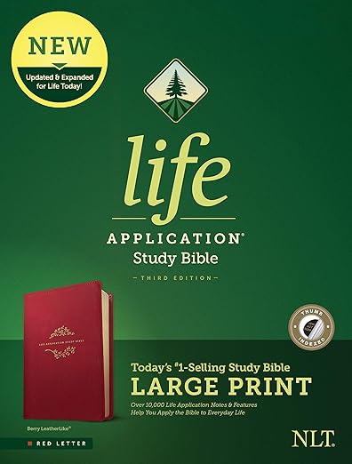 NLT Life Application Study Bible, Third Edition - Large Print