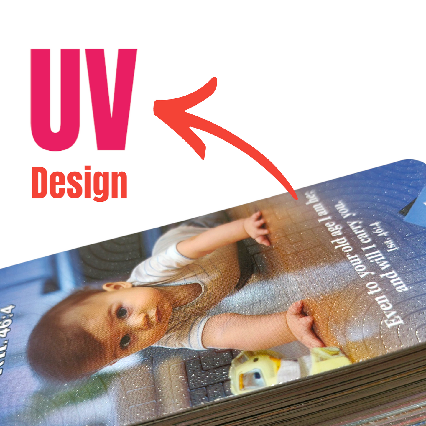2025 Promise Card | Book Mark | UV Effect | Gospel Verse | 100 Different Card's | 2025 Calendar