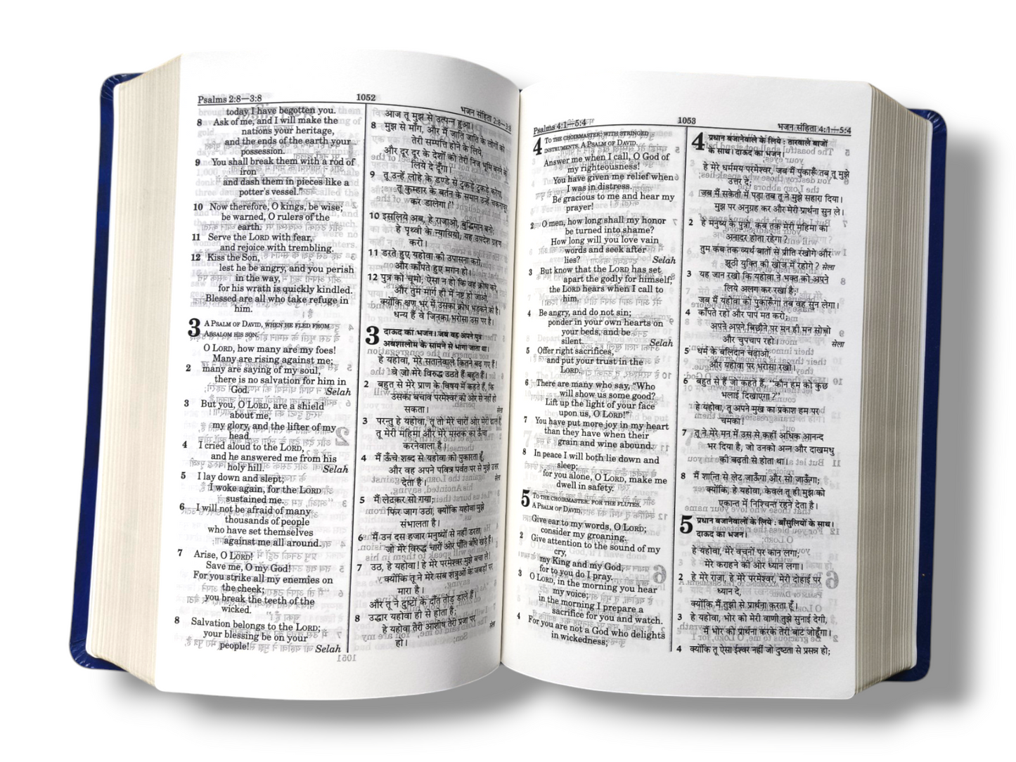 Diglot Bible | Compact Size | English Hindi Diglot Bible in Leather Bond | In Multiple Color | New Edition