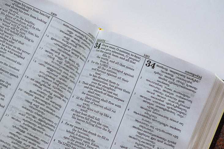 Malayalam – English | Diglot Bible | New Edition | Large Print
