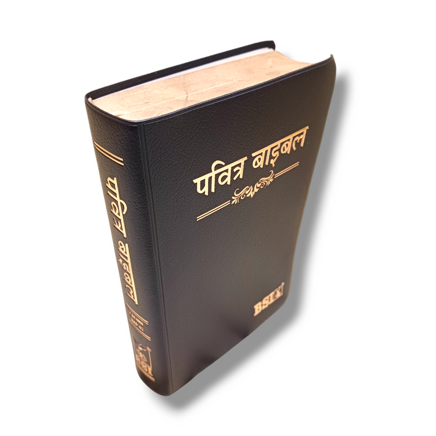 The Holy Bible In Hindi |Crown Black Color Bound |Golden Edge Bible |Hindi Compact Size Bible
