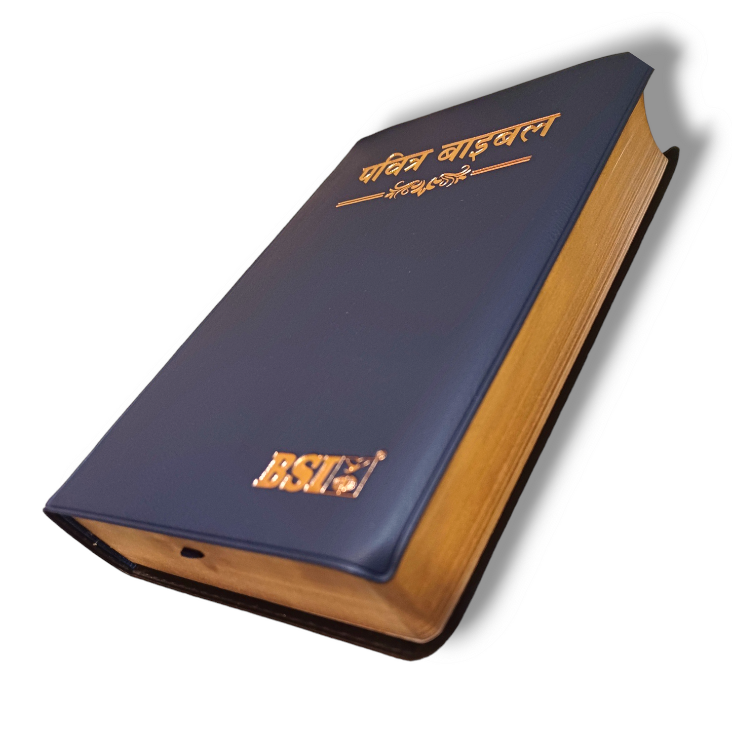 The Holy Bible In Hindi |Crown Navy Blue Color Bound |Golden Edge Bible |Hindi Compact Size Bible
