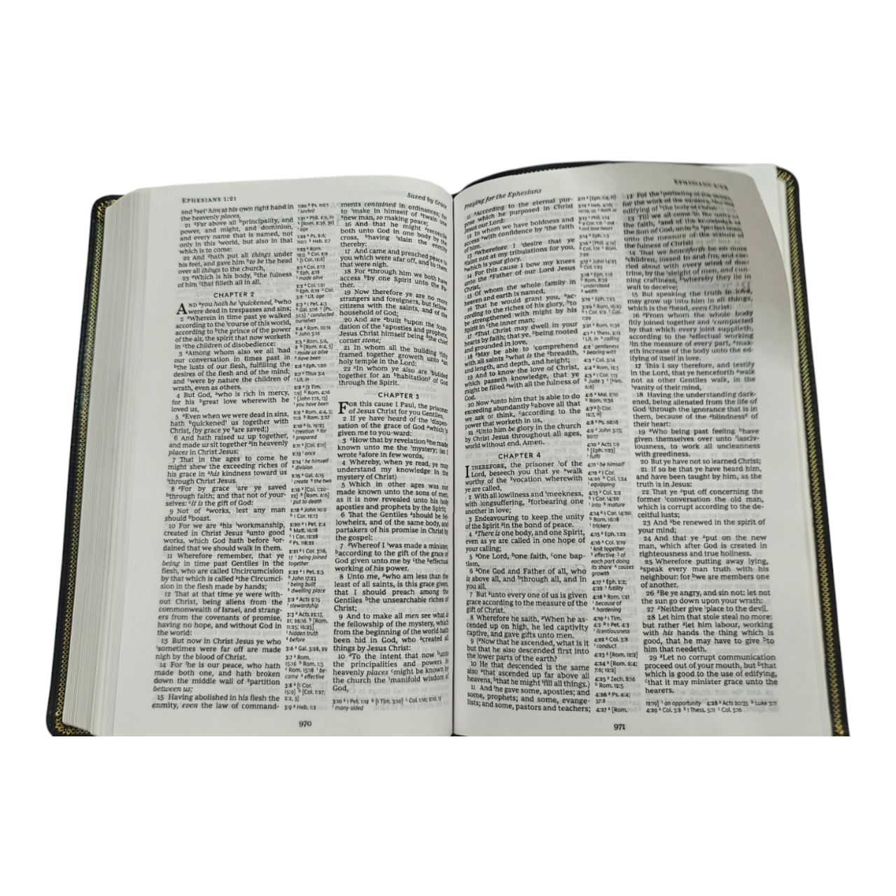 KJV Thinline Deluxe Reference Bible, Premium LeatherLook, Red Letter Edition, Gilded Edges – Comfort Print, ISBN 9780785215806
