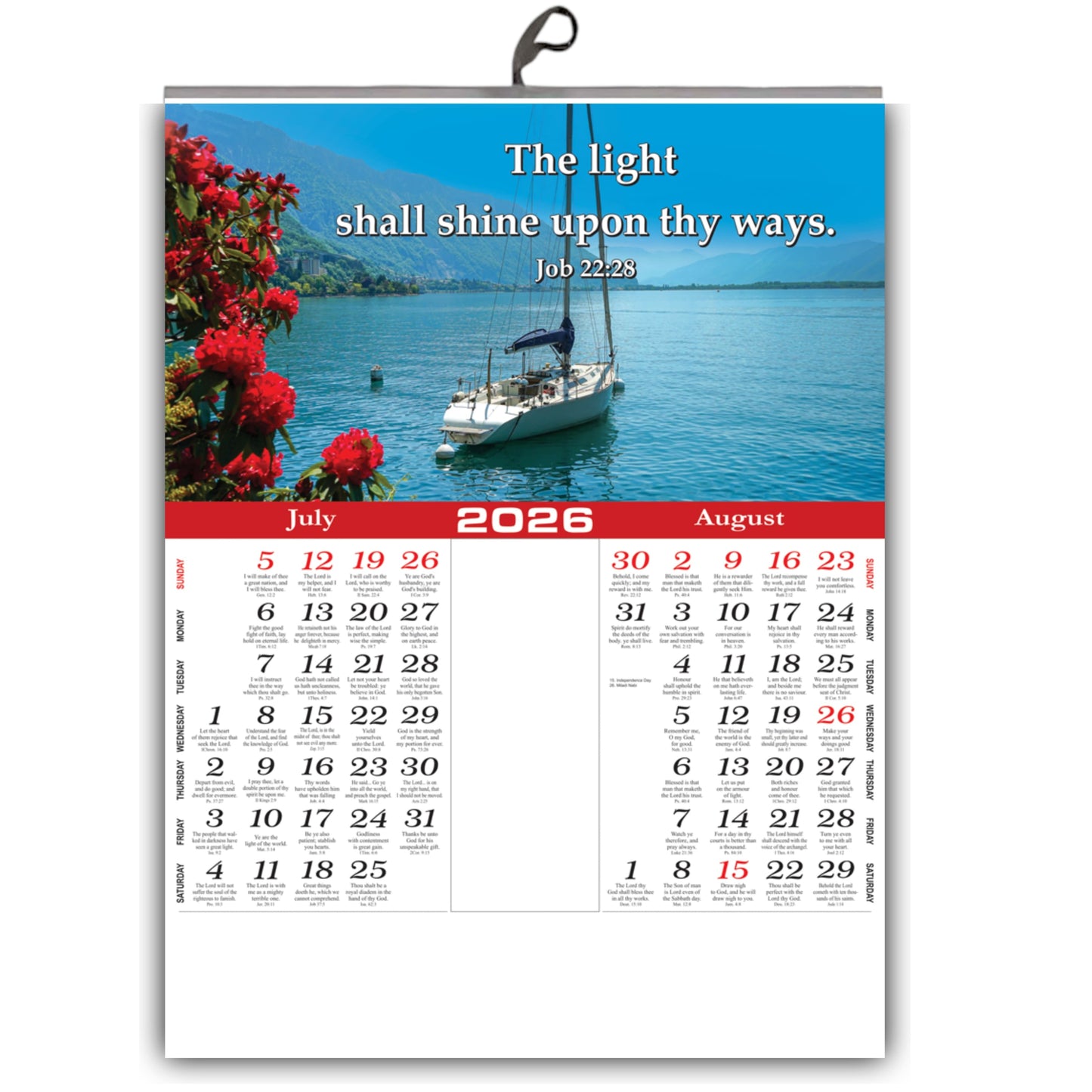 2026 "A Year of Wonder" Wall Calendar | Cute Baby, Flowers & Birds with Heartwarming Quotes 15x20 Inch Premium Glossy Wall Calendar