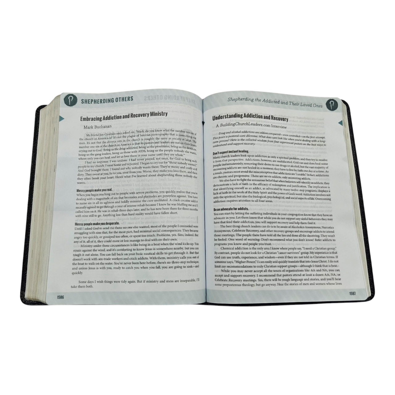NIV Ministry Essentials Bible – Leathersoft, Pastoral Helps, Sermon & Counseling Guides, Book Introductions, Topical Index | Perfect for Pastors & Church Leaders | ISBN 9781619704367