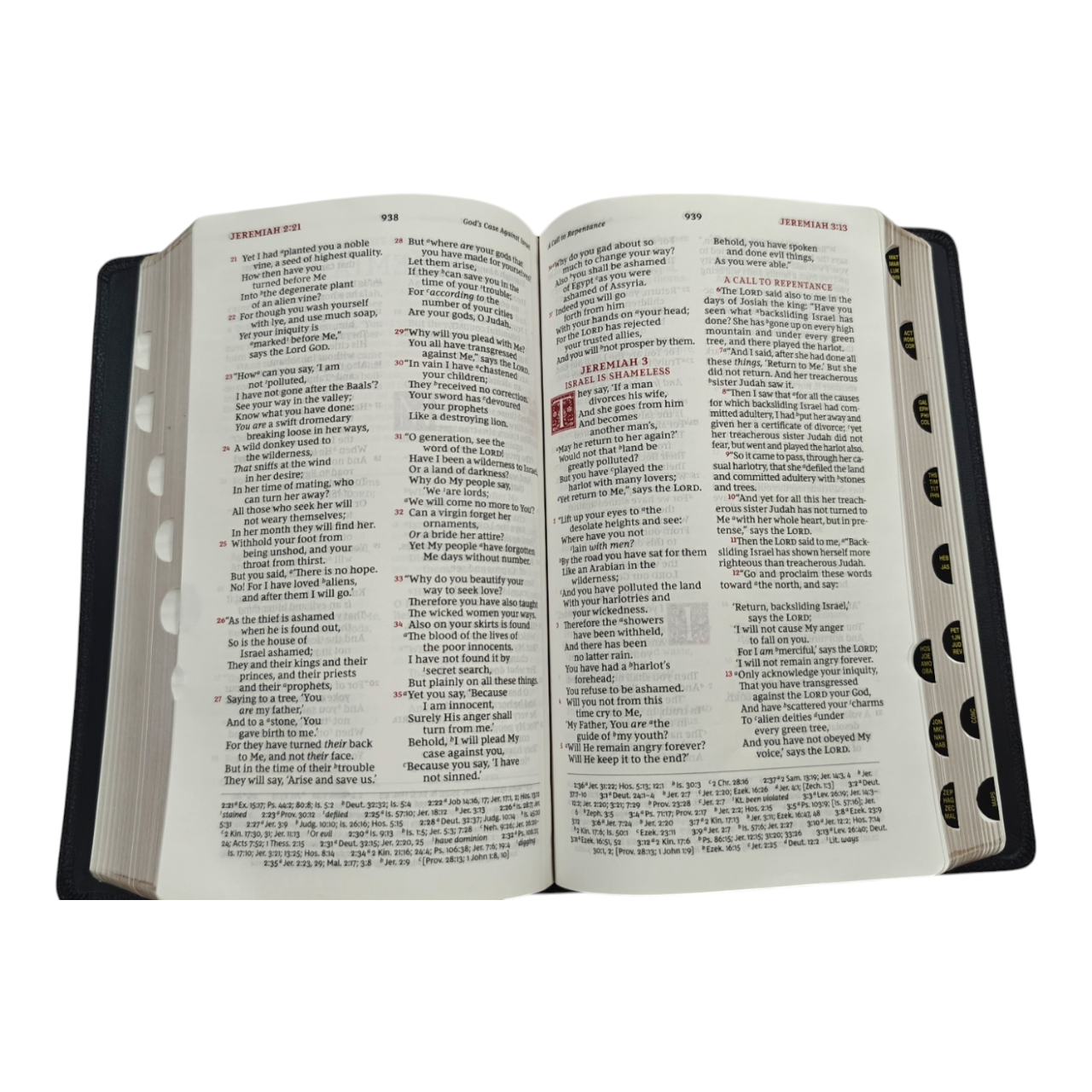 NKJV Sovereign Collection Bible – Premium Goatskin Leather, Art Gilded Edges, Personalized Family Record, Large Print – ISBN 9780785265450
