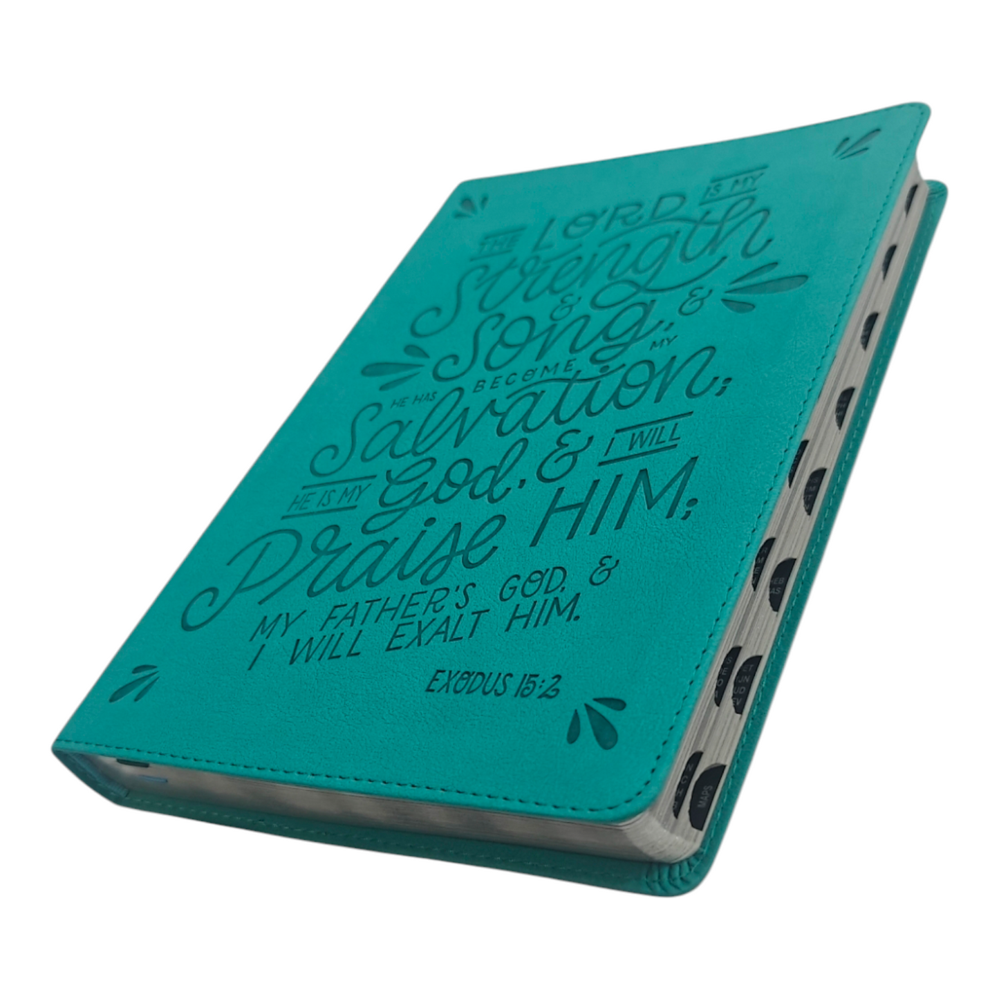 KJV Large Print Thinline Bible – Black LeatherTouch, Red Letter Edition, 11-Point Comfort Print, Ultra-Portable (0.9" Thick) – ISBN 9780785242352