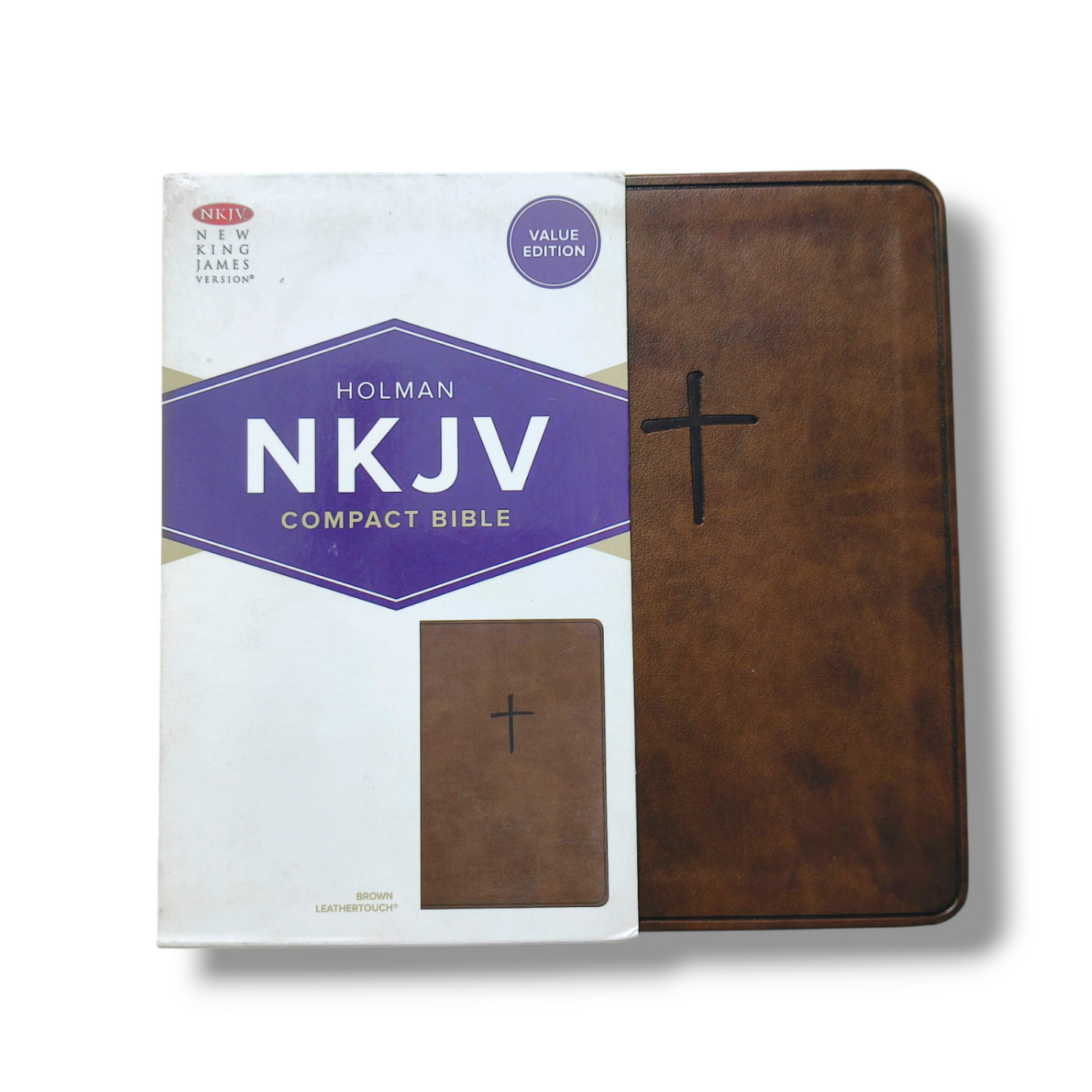 NKJV Sami Compact Edition | Cross Attractive Designed Bound | In Multiple Color | Golden Edge Bible | New Edition