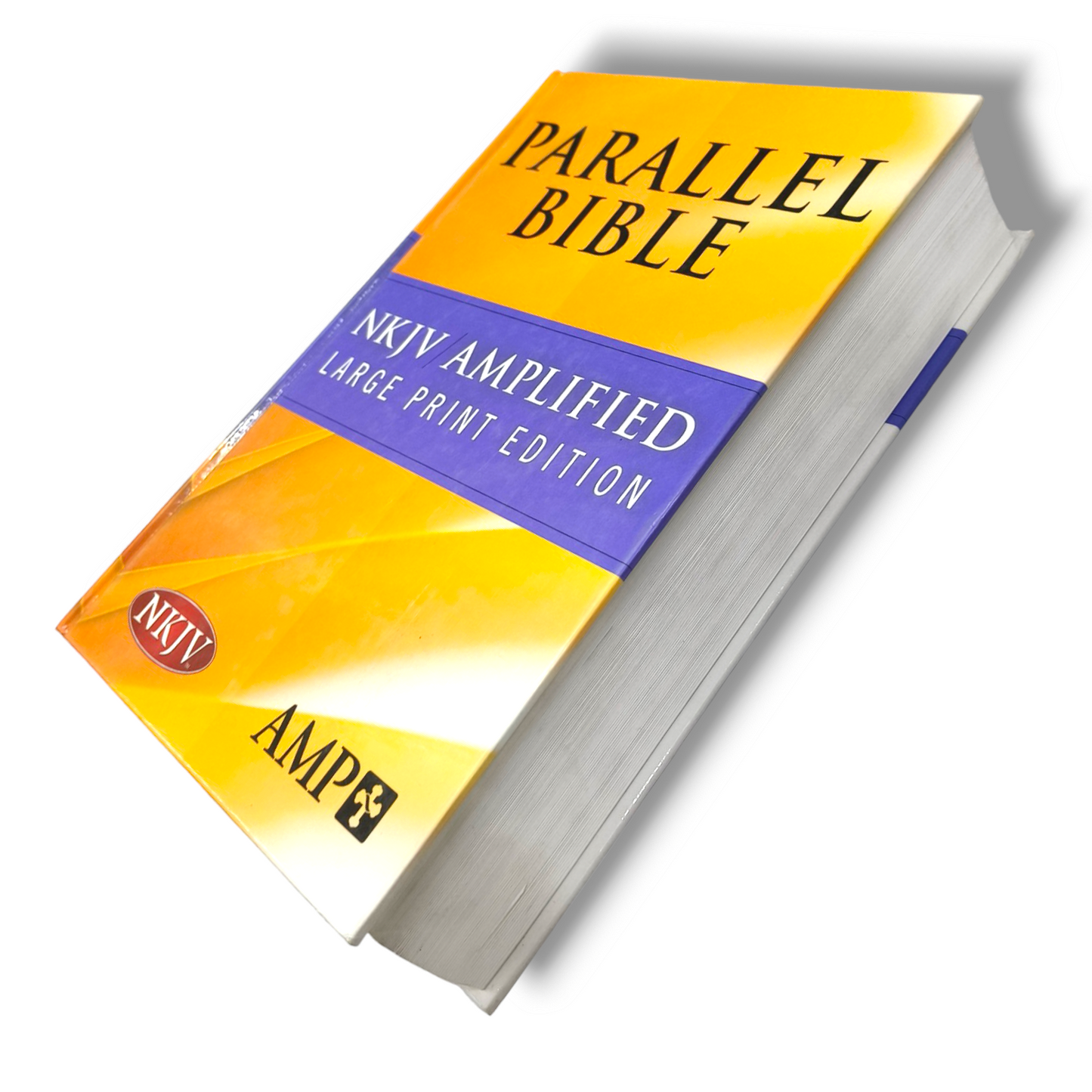 NKJV Amplified Parallel Bible | Study Bible | Large Printed Bible | New Edition | Hard Bound