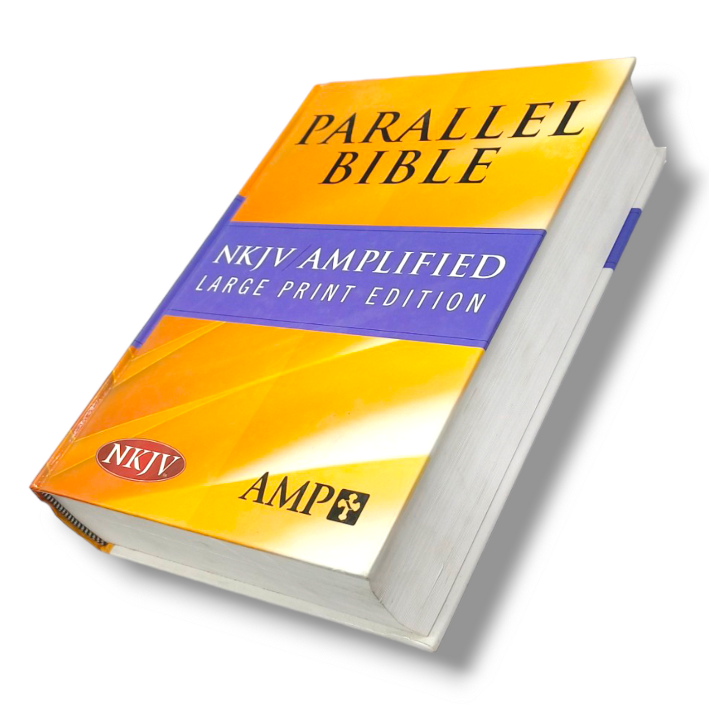 NKJV Amplified Parallel Bible | Study Bible | Large Printed Bible | New Edition | Hard Bound