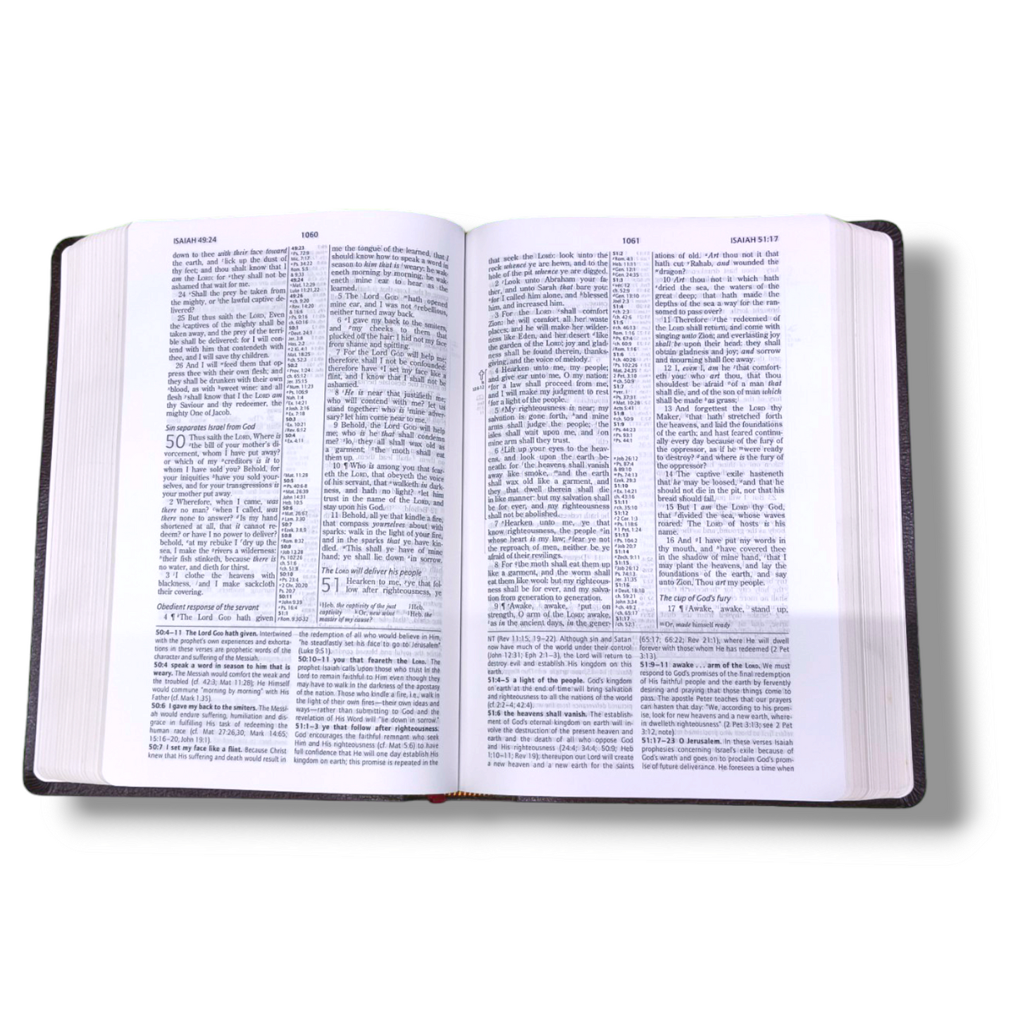 Life In The Spirit Study Bible | New Edition| KJV Version | Black Leather Imitation Cover | Red Letter Edition: Formerly Full Life Study Bible