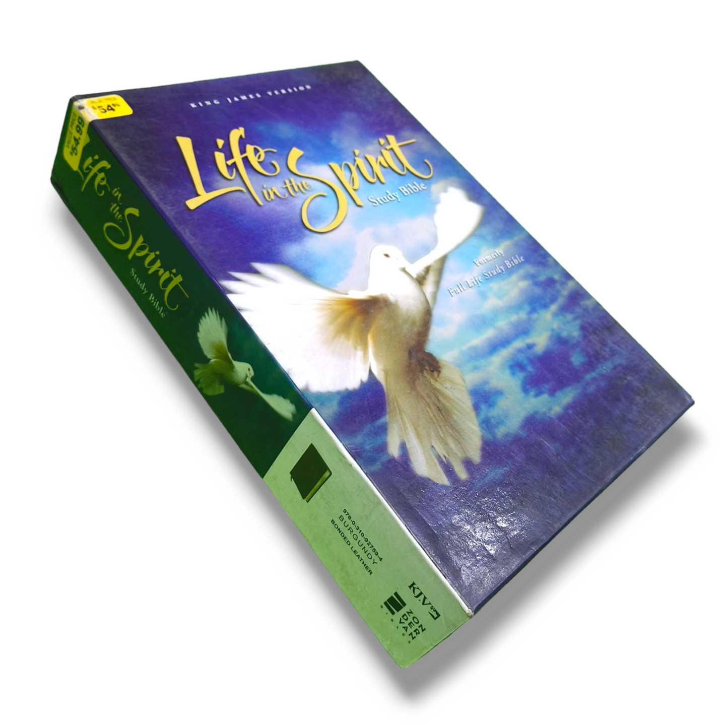 Life In The Spirit Study Bible | New Edition| KJV Version | Black Leather Imitation Cover | Red Letter Edition: Formerly Full Life Study Bible