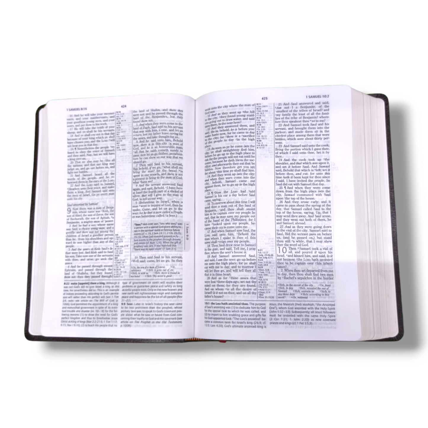 Life In The Spirit Study Bible | New Edition| KJV Version | Black Leather Imitation Cover | Red Letter Edition: Formerly Full Life Study Bible