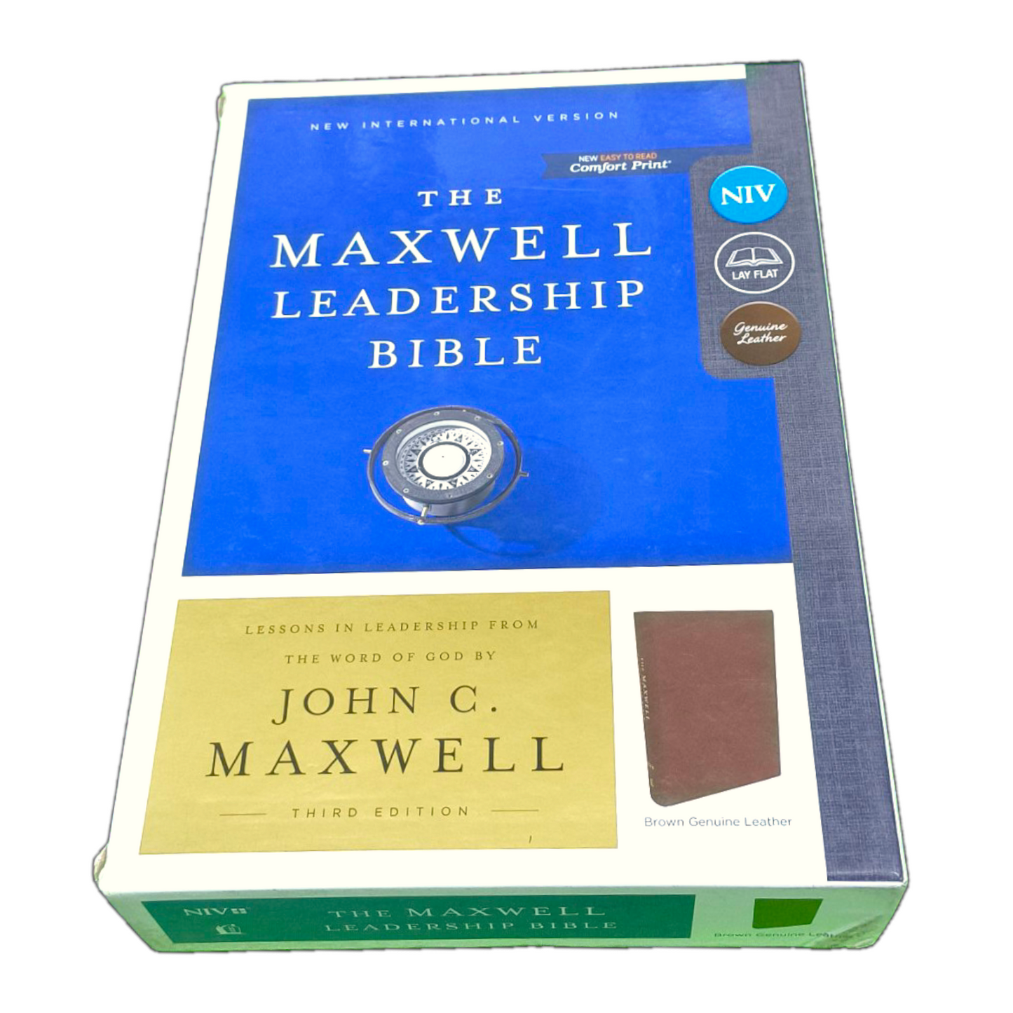 Maxwell Leadership Study Bible | New Edition | Brown Leather Imitation Cover