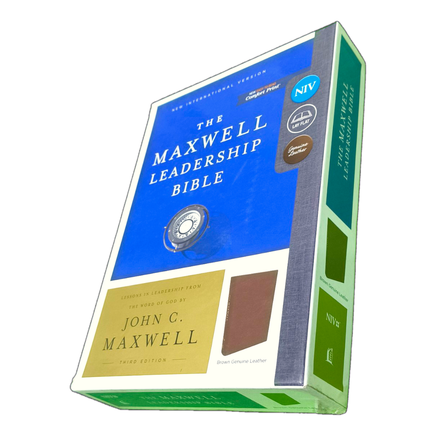 Maxwell Leadership Study Bible | New Edition | Brown Leather Imitation Cover