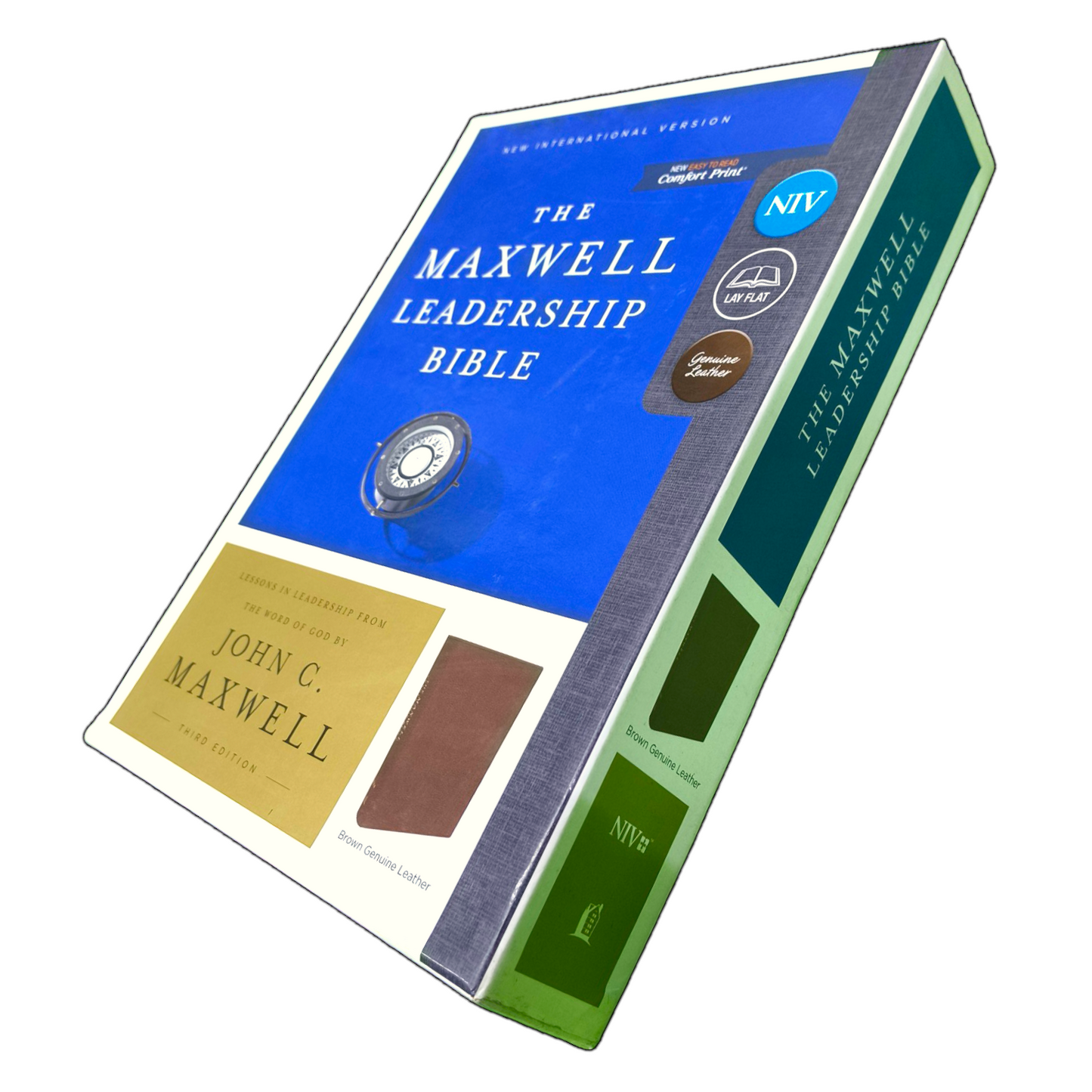 Maxwell Leadership Study Bible | New Edition | Brown Leather Imitation Cover
