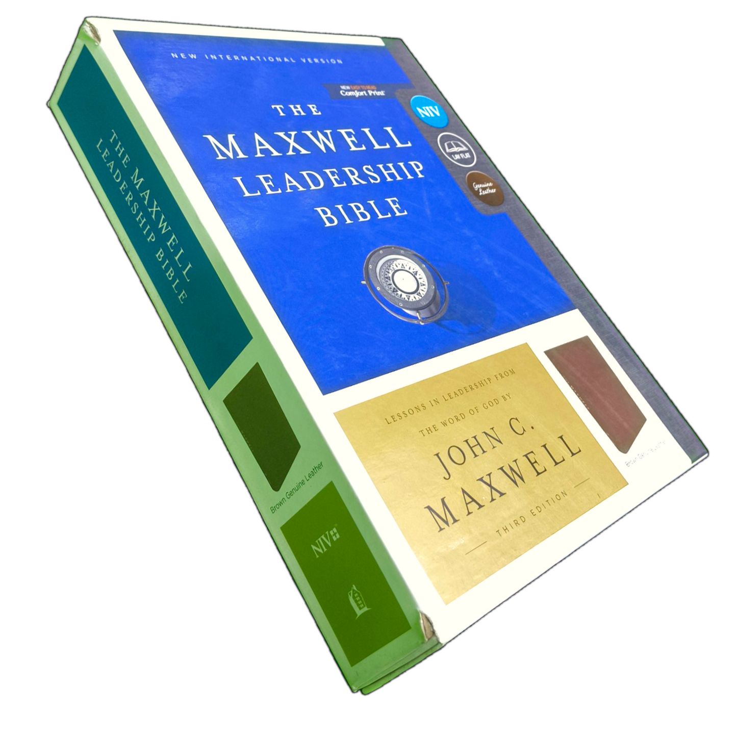 Maxwell Leadership Study Bible | New Edition | Brown Leather Imitation Cover