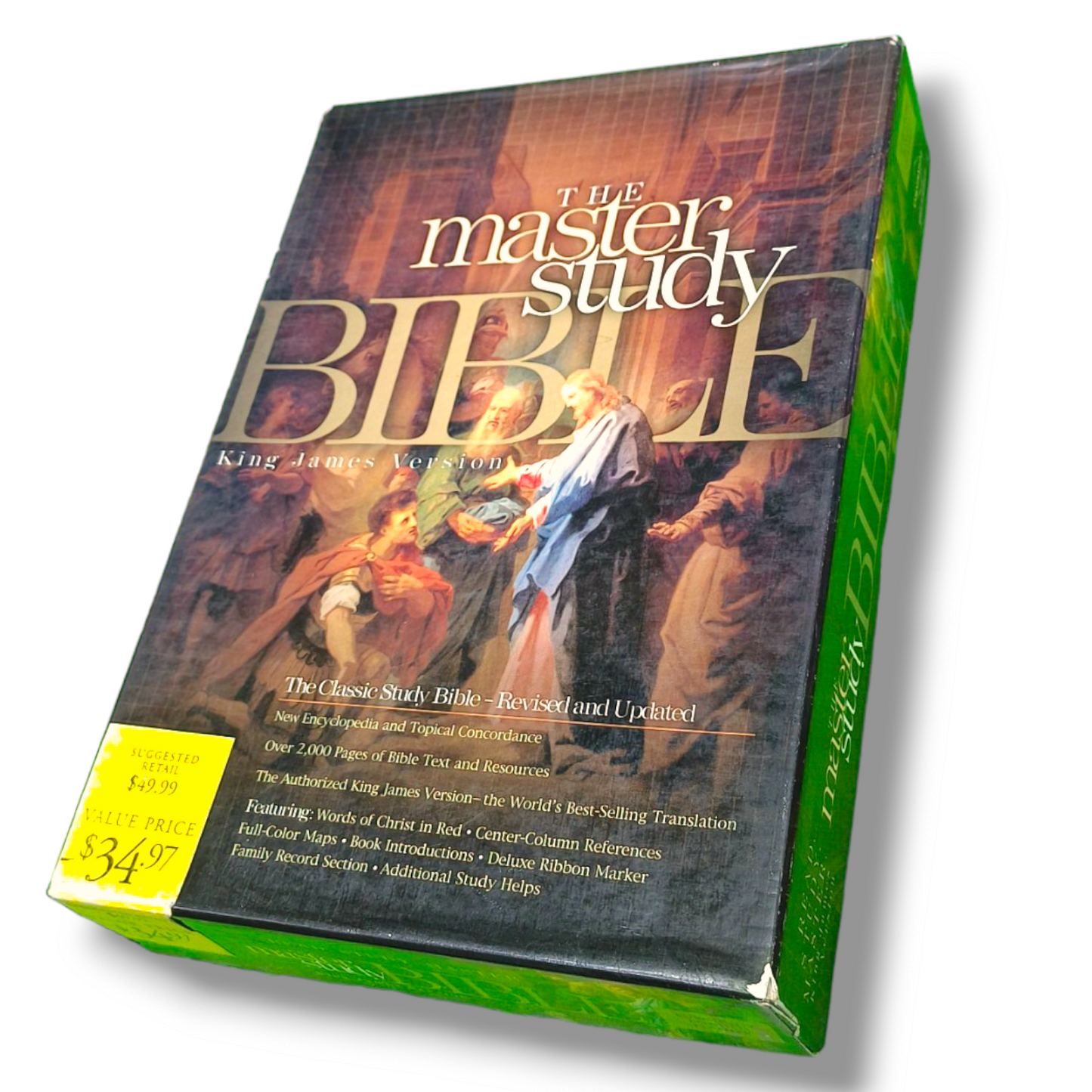 The Master Study Bible | King James Version | Black Leather Bonded | New Edition