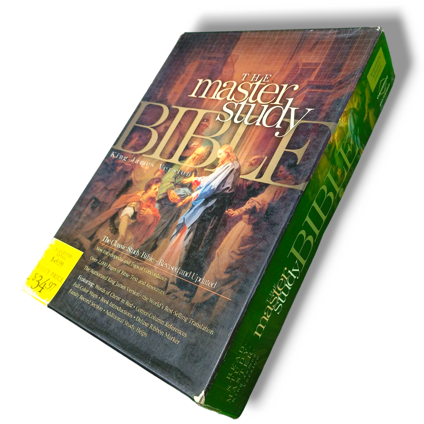The Master Study Bible | King James Version | Black Leather Bonded | New Edition