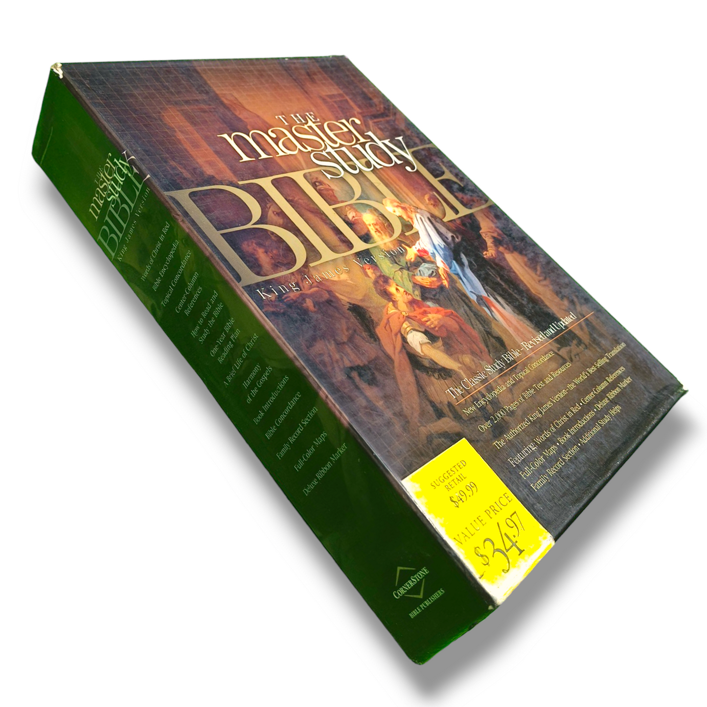 The Master Study Bible | King James Version | Black Leather Bonded | New Edition