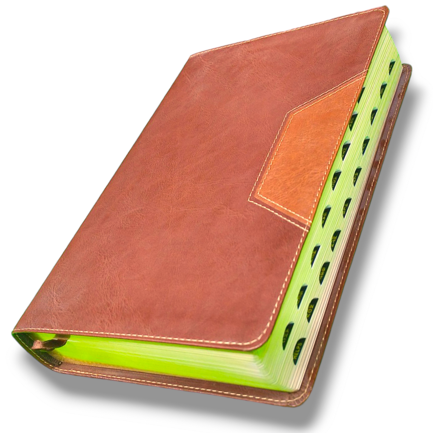 NLT Christian Basics Bible | Brown Tan Soft Imitation Leather | New Edition