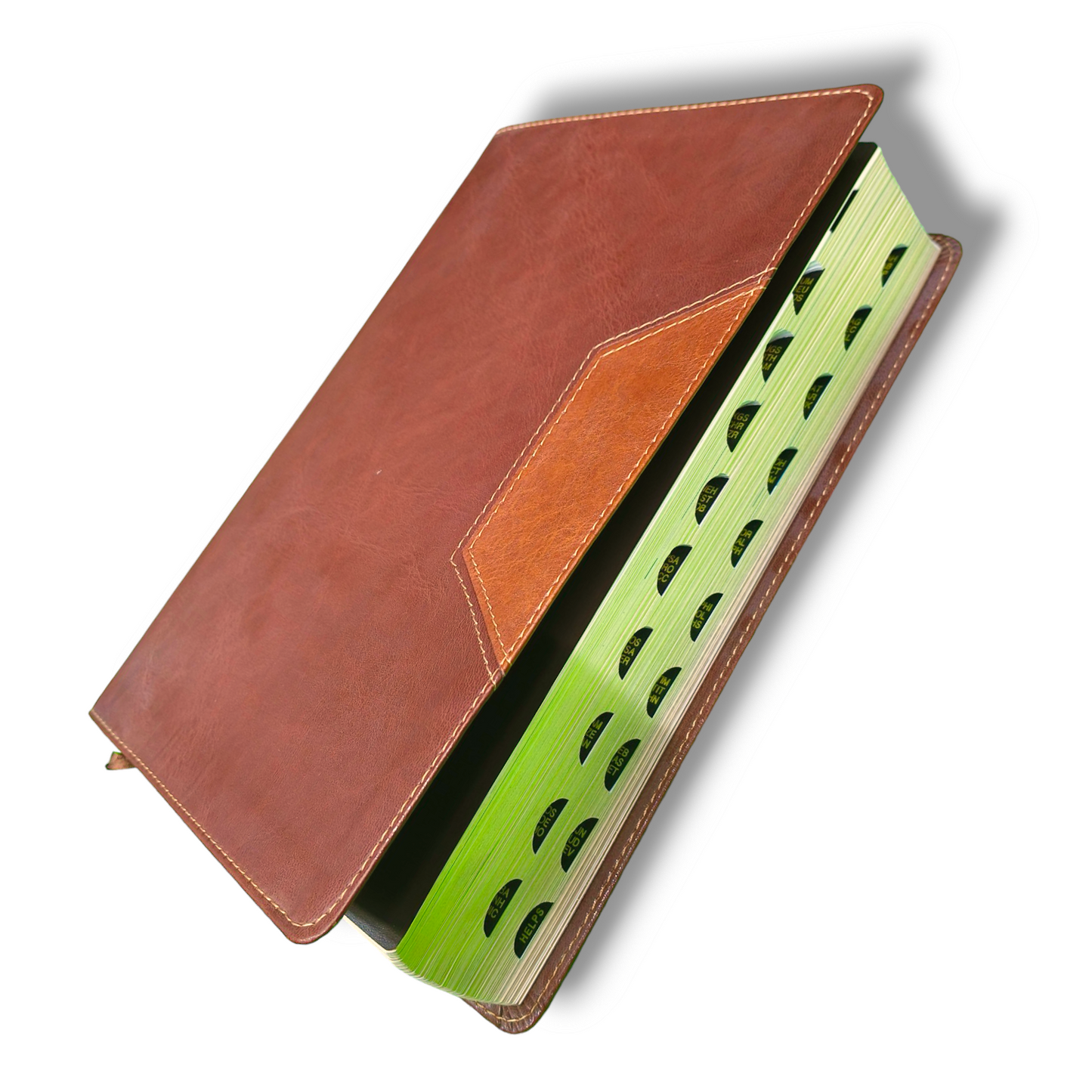 NLT Christian Basics Bible | Brown Tan Soft Imitation Leather | New Edition