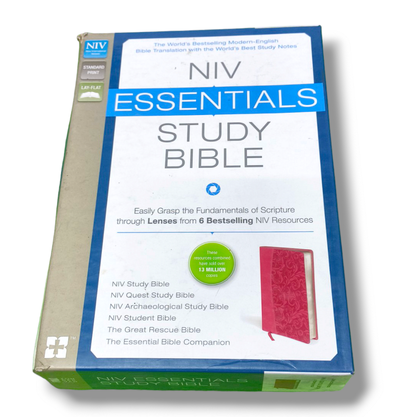 NIV Essentials Study Bible | New Edition | NIV Version | Attractive Pink Bound