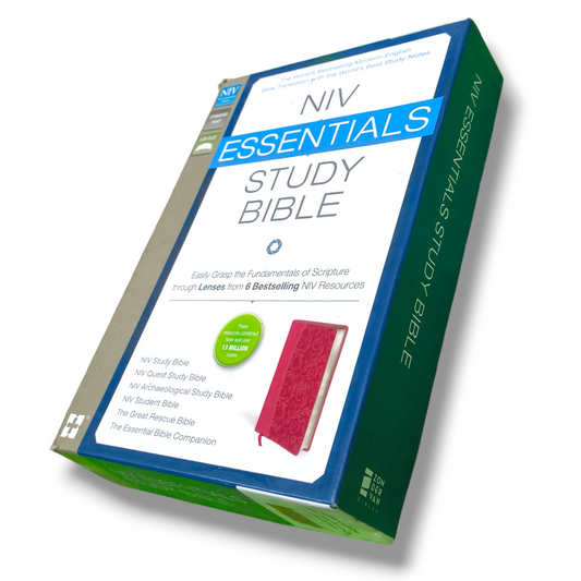 NIV Essentials Study Bible | New Edition | NIV Version | Attractive Pink Bound