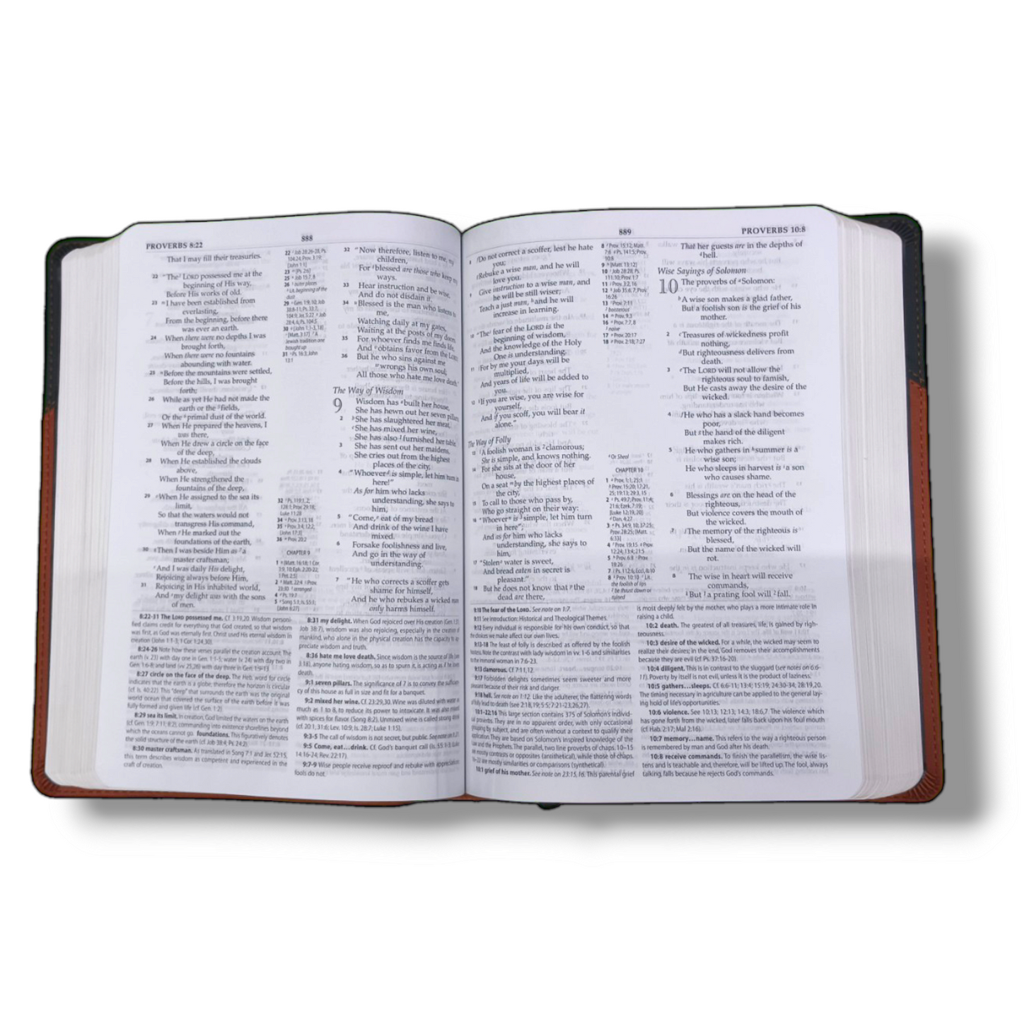 The MacArthur Study Bible | Large Print | Brown Tan Soft Imitation Leather | New King James Version | New Edition