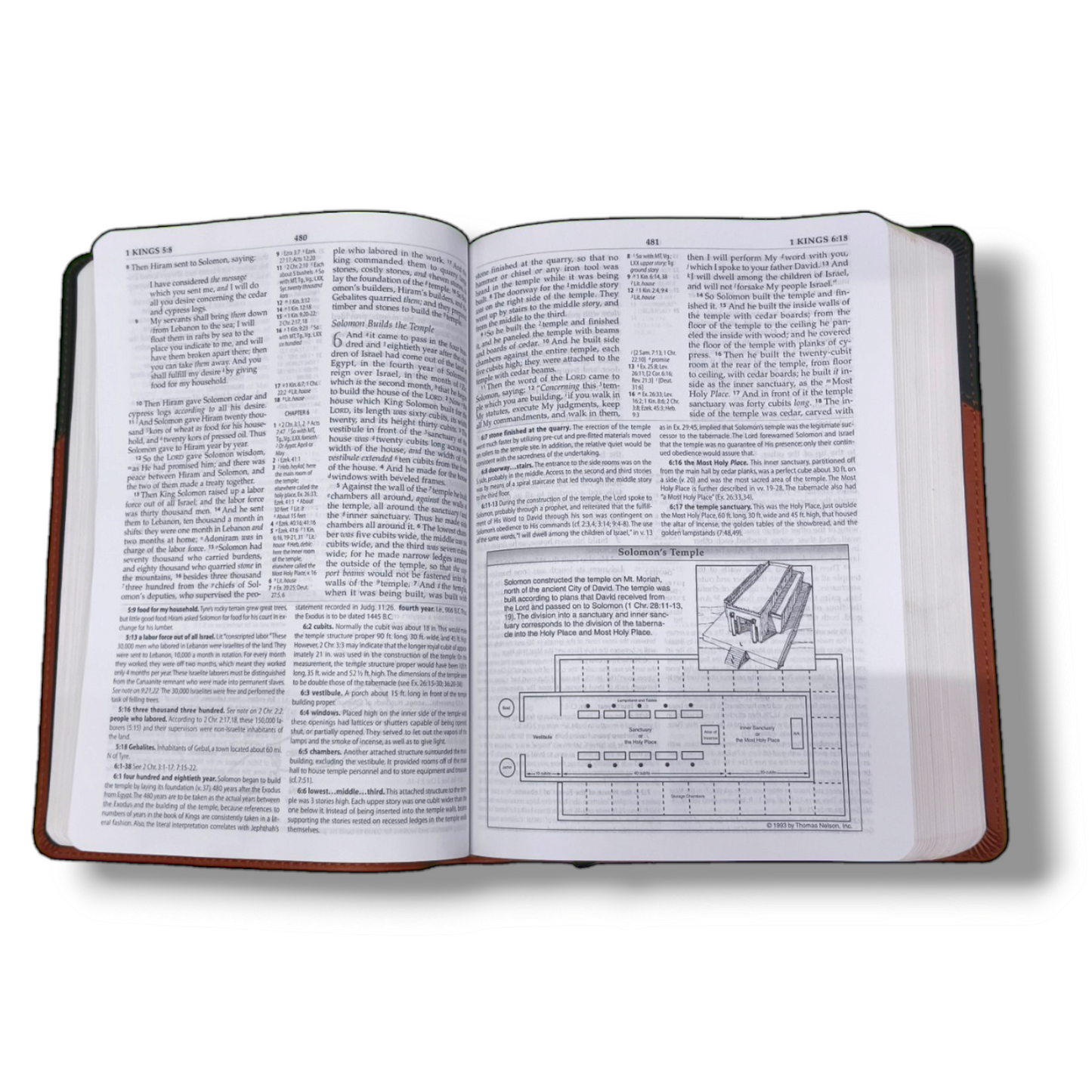 The MacArthur Study Bible | Large Print | Brown Tan Soft Imitation Leather | New King James Version | New Edition