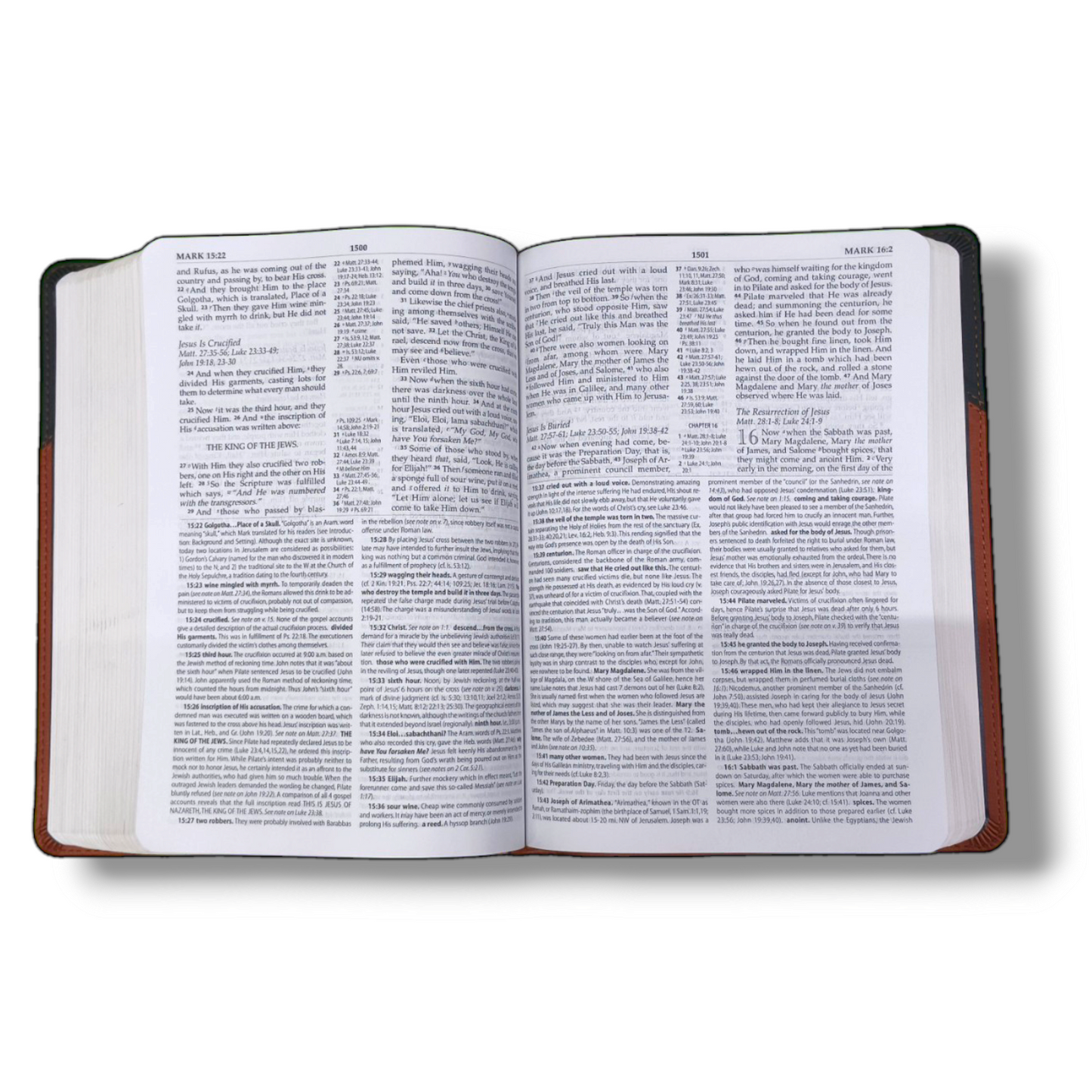 The MacArthur Study Bible | Large Print | Brown Tan Soft Imitation Leather | New King James Version | New Edition