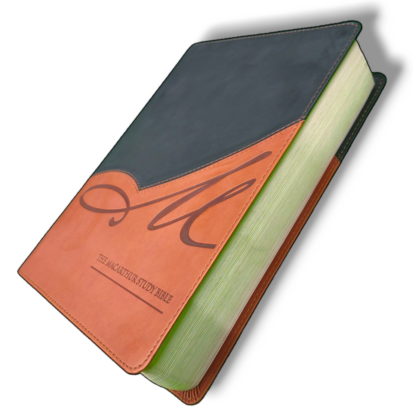 The MacArthur Study Bible | Large Print | Brown Tan Soft Imitation Leather | New King James Version | New Edition