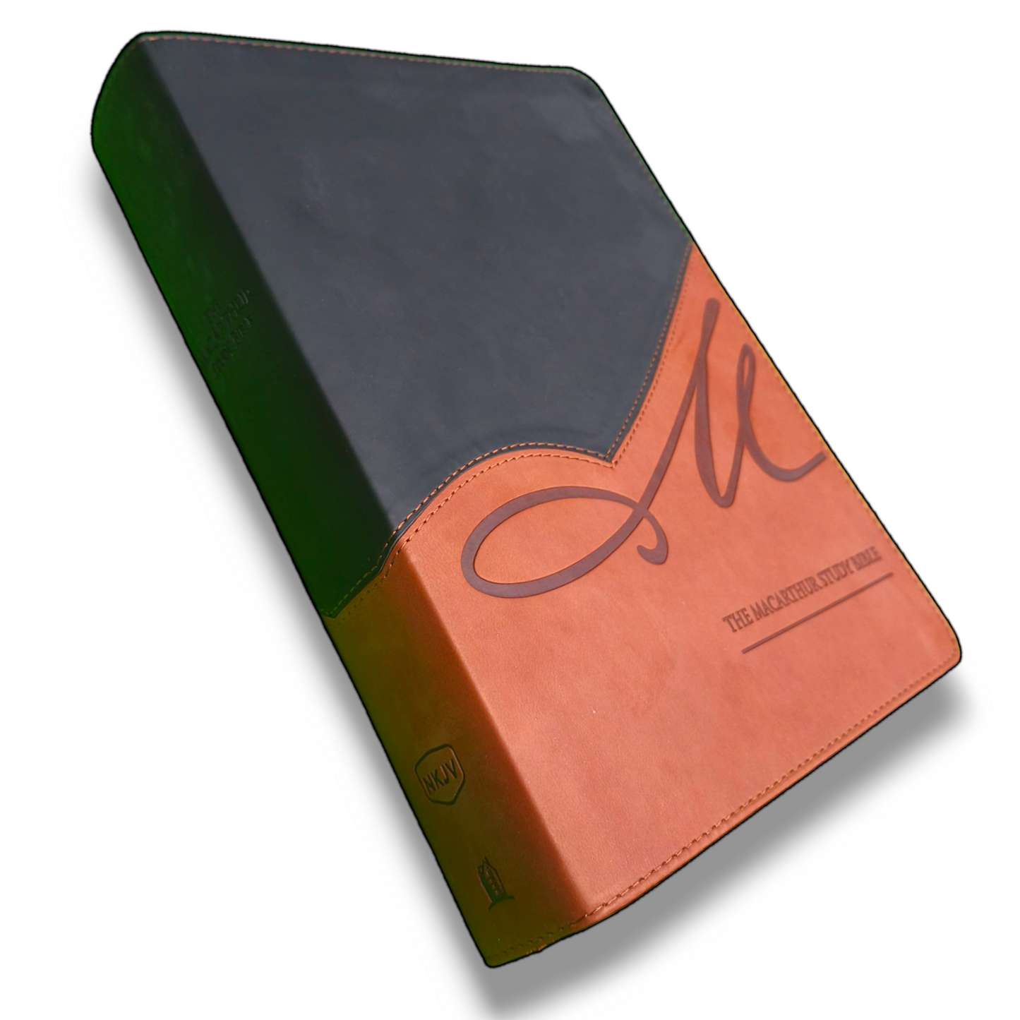 The MacArthur Study Bible | Large Print | Brown Tan Soft Imitation Leather | New King James Version | New Edition