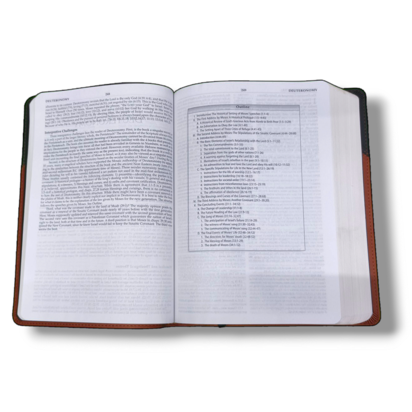 The MacArthur Study Bible | Large Print | Brown Tan Soft Imitation Leather | New King James Version | New Edition