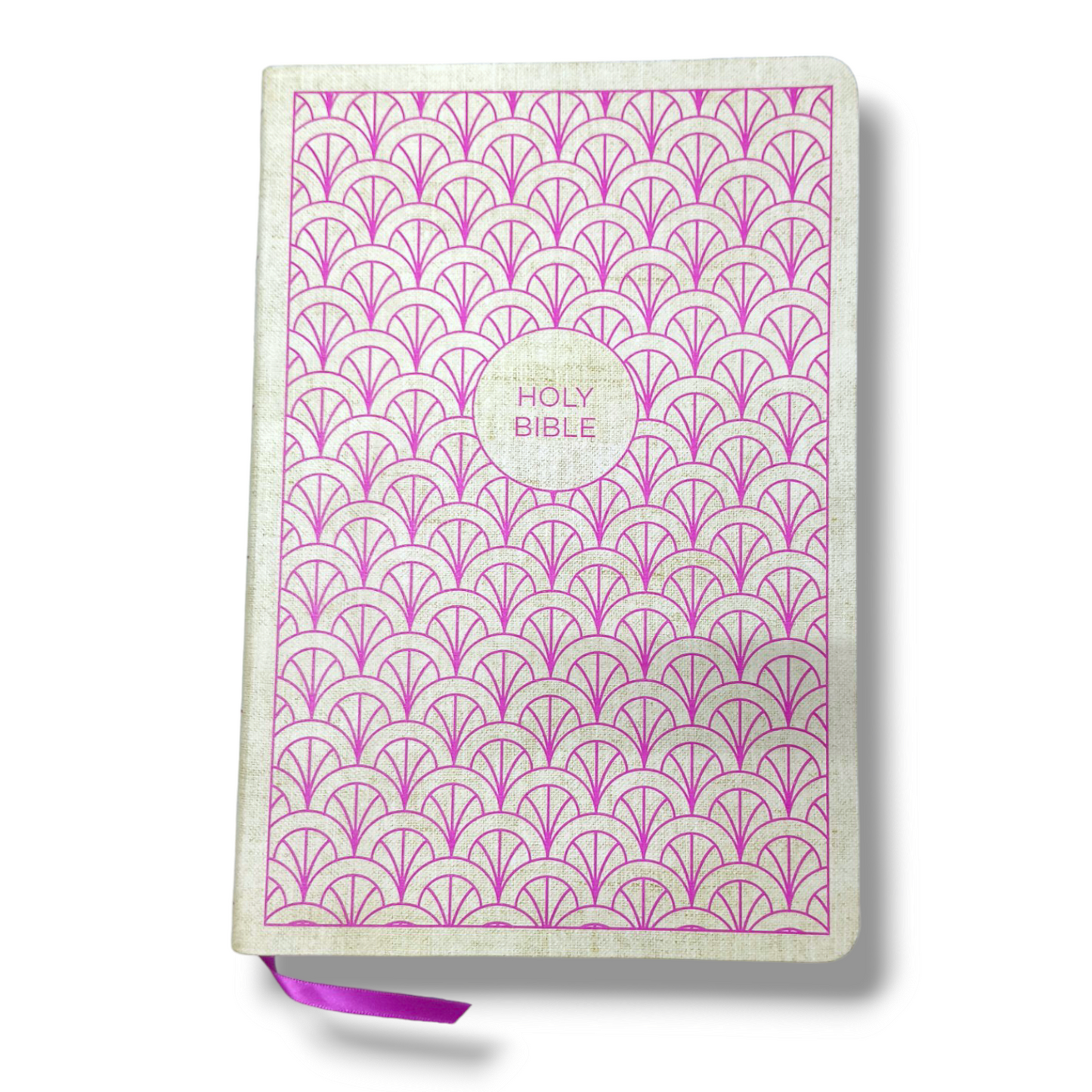 NIV Thinline Bible | Large Print Bible | New Edition | Attractive Pink Design Bound Cover