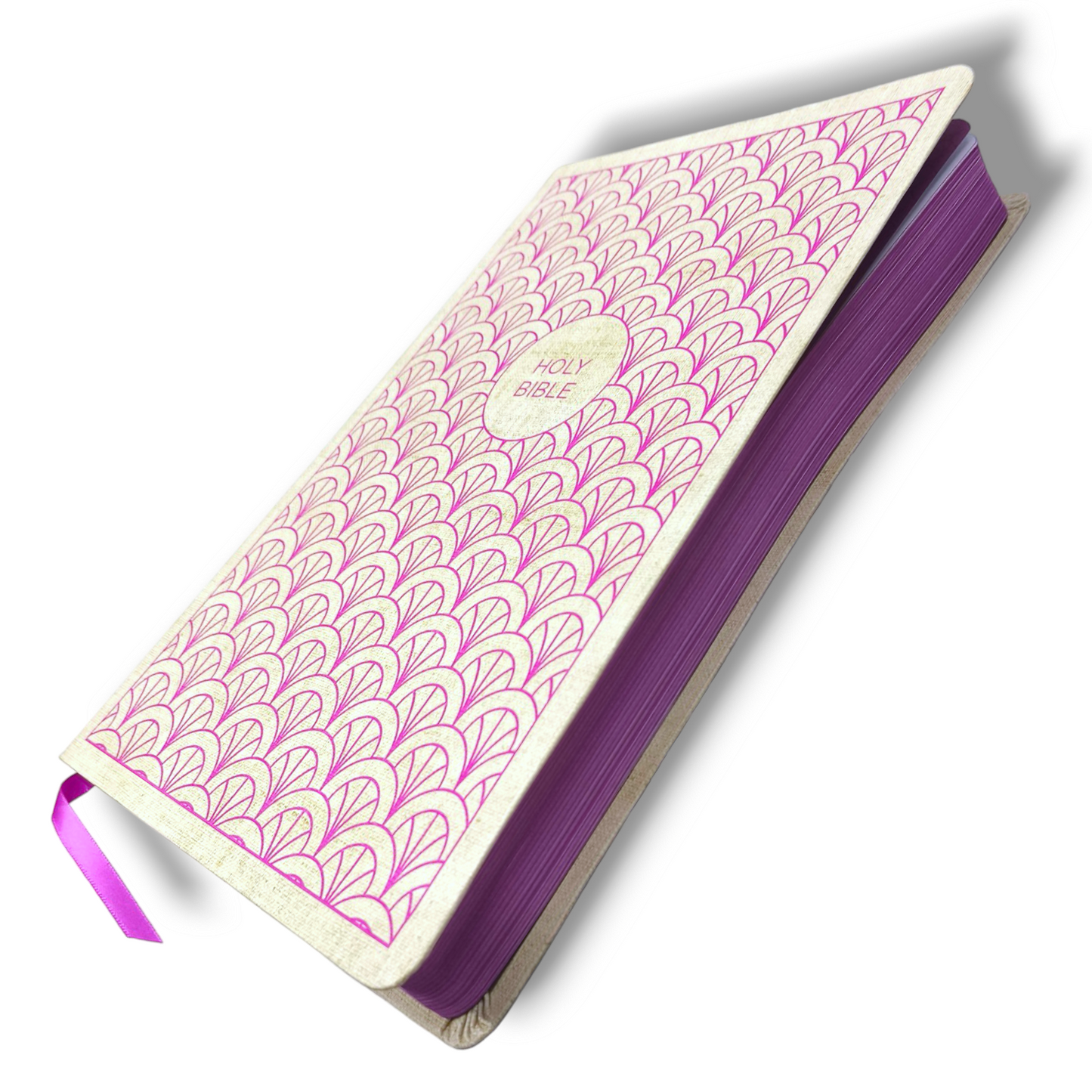 NIV Thinline Bible | Large Print Bible | New Edition | Attractive Pink Design Bound Cover