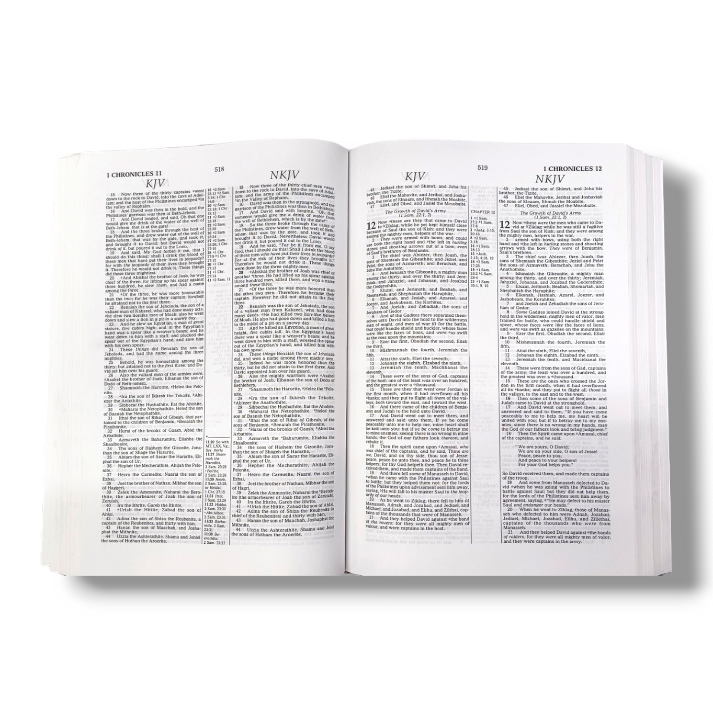 Parallel Bible KJV/NKJV | With Center-Column | Study Bible | New Edition | Hard Bound