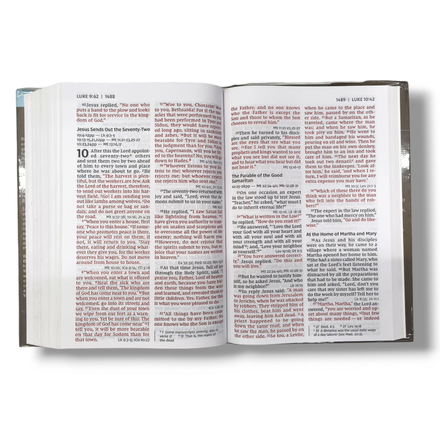 NIV Giant Print Reference | Holy Bible: New International Version | Hard Bound | Comfort Print | Reference Bible: Red Letter Edition | New Edition