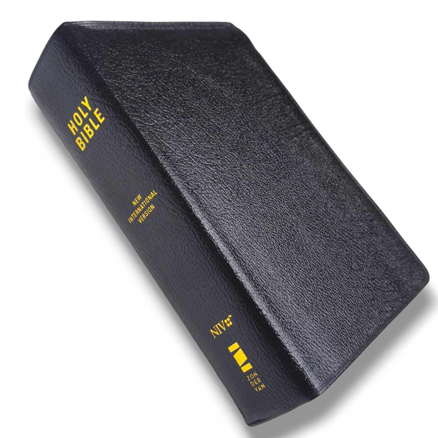 Niv Giant Print Compact Bible | By Zondervan Staff | Premium Leather | New Edition