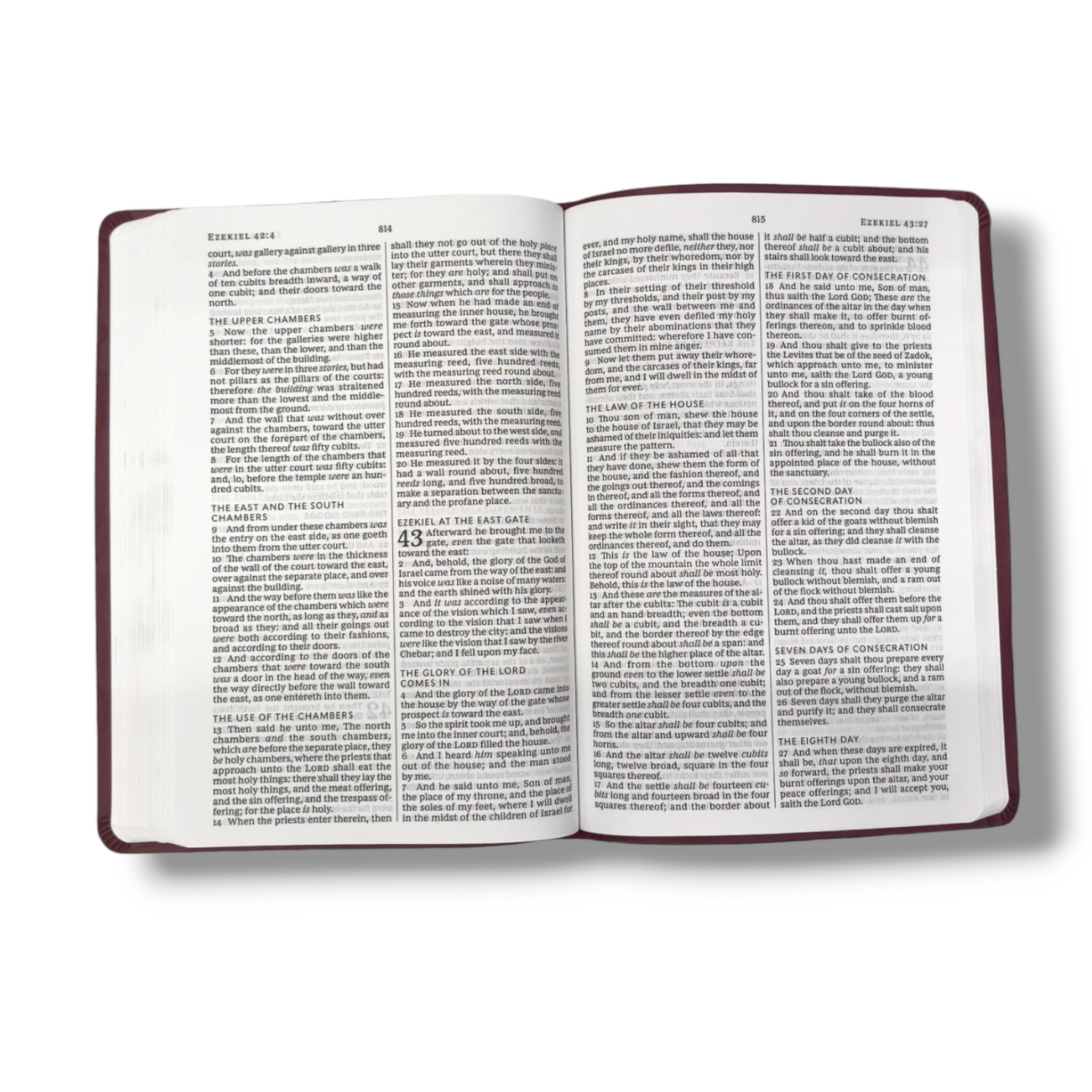 KJV VALUE LARGE PRINT THINLINE BIBLE | Cross Attractive Design Hardcover with Lavender Italian Duo-Tone | Red Letter | New Edition