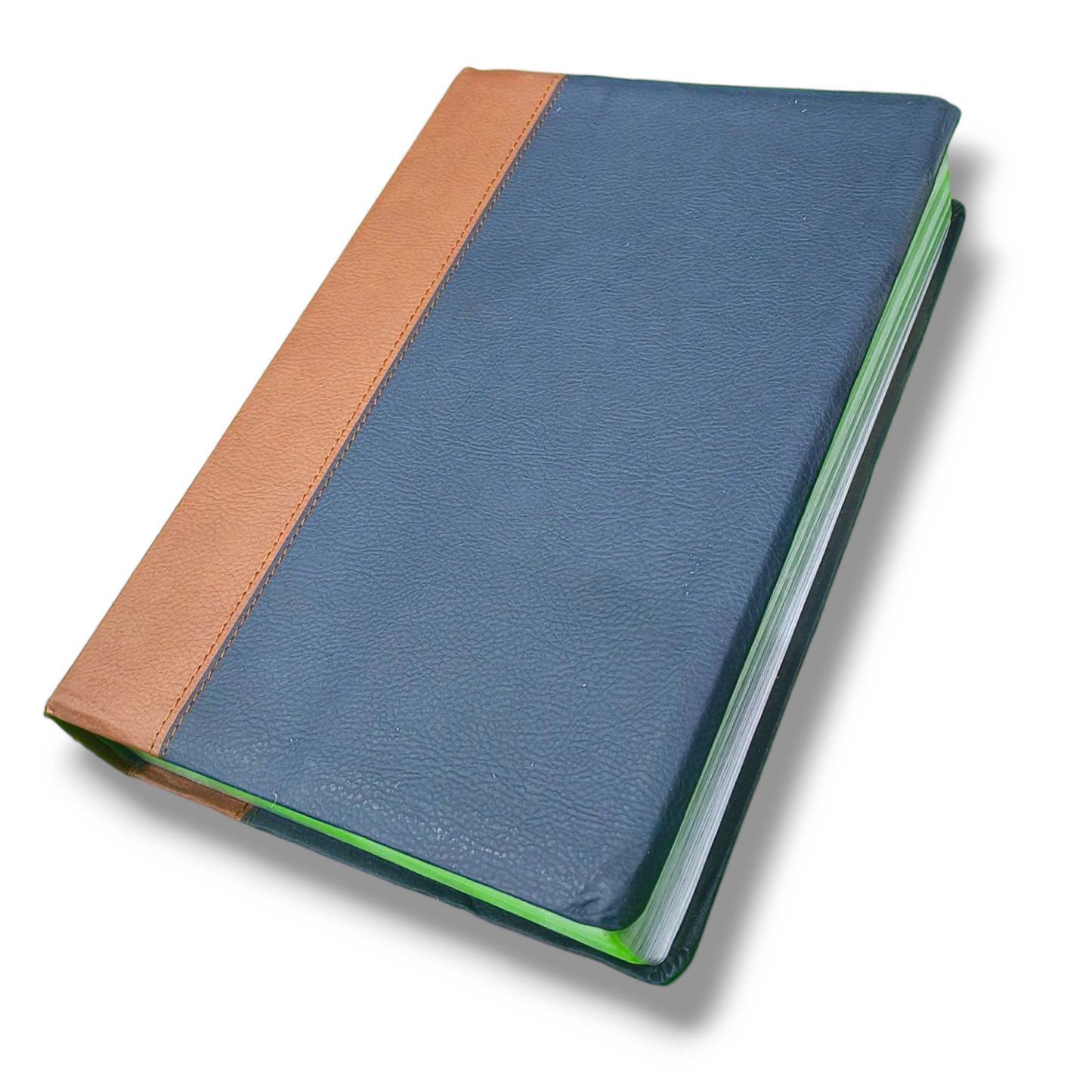 NKJV -AMPLIFIED | PARALLEL LARGE-PRINT BIBLE | BLUE-BROWN FLEXI SOFT | STUDY BIBLE | NEW EDITION