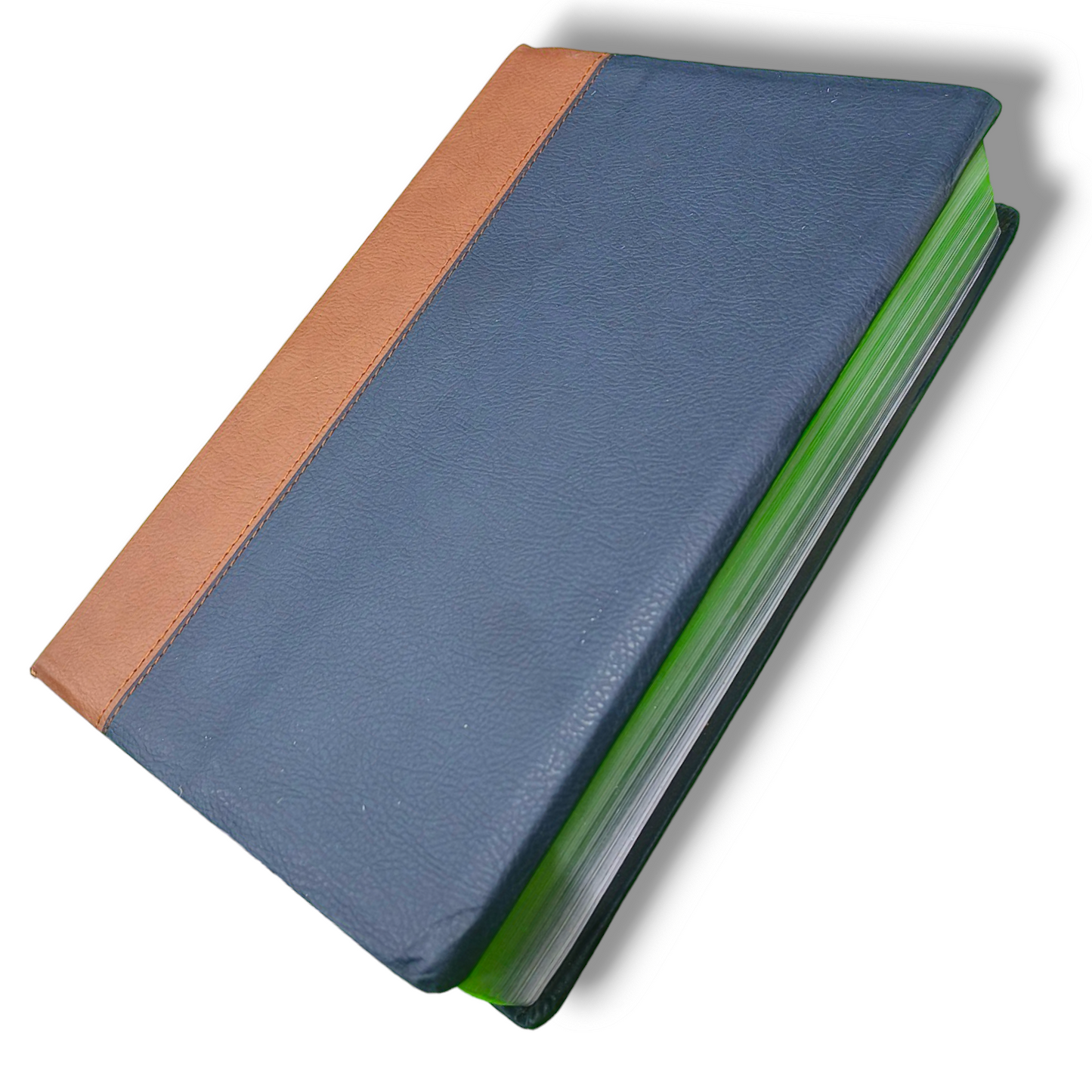 NKJV -AMPLIFIED | PARALLEL LARGE-PRINT BIBLE | BLUE-BROWN FLEXI SOFT | STUDY BIBLE | NEW EDITION