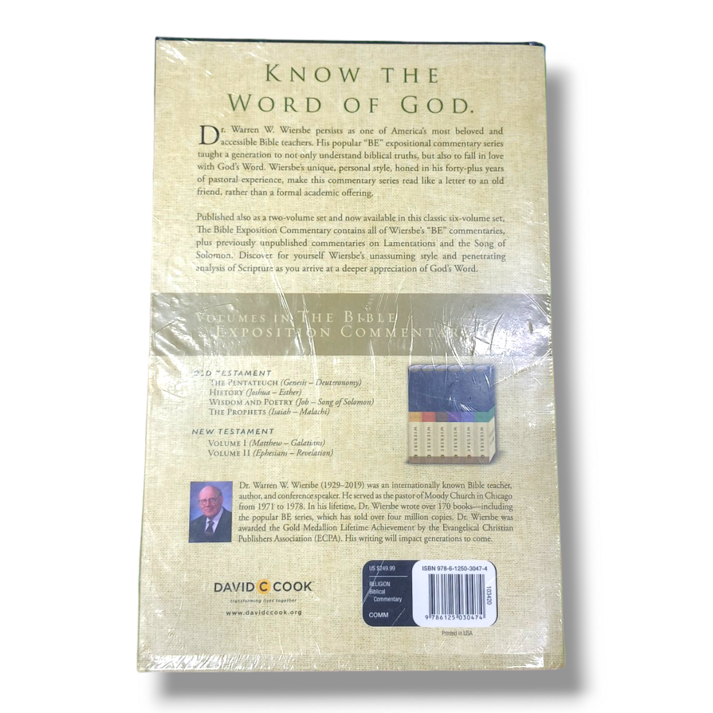 The Bible Exposition Commentary | Warren W. Wiersbe | Study Bible | New Edition
