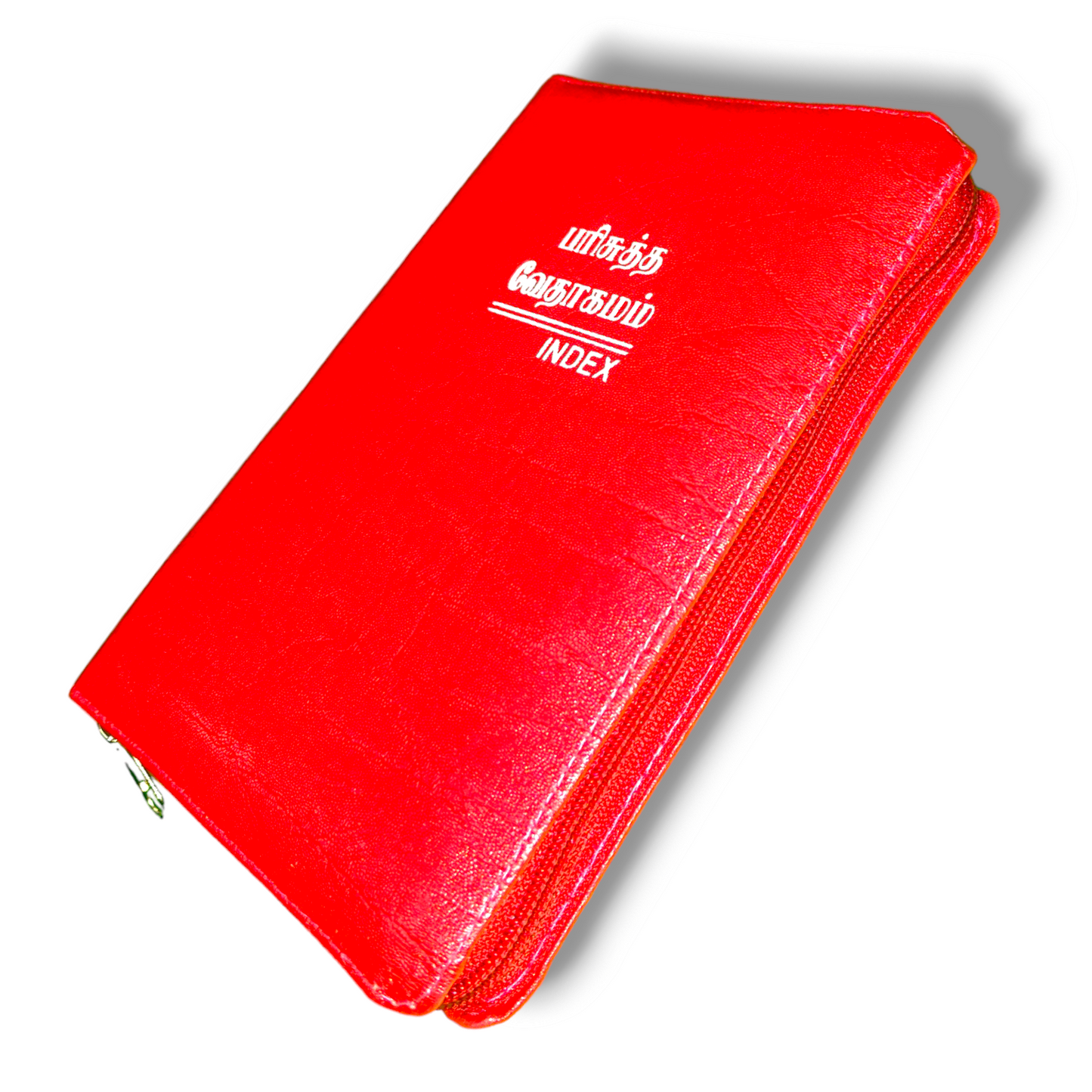 Tamil Bible With Thumb Index | Red Color Cover With Zip | New Edition | Compact Size